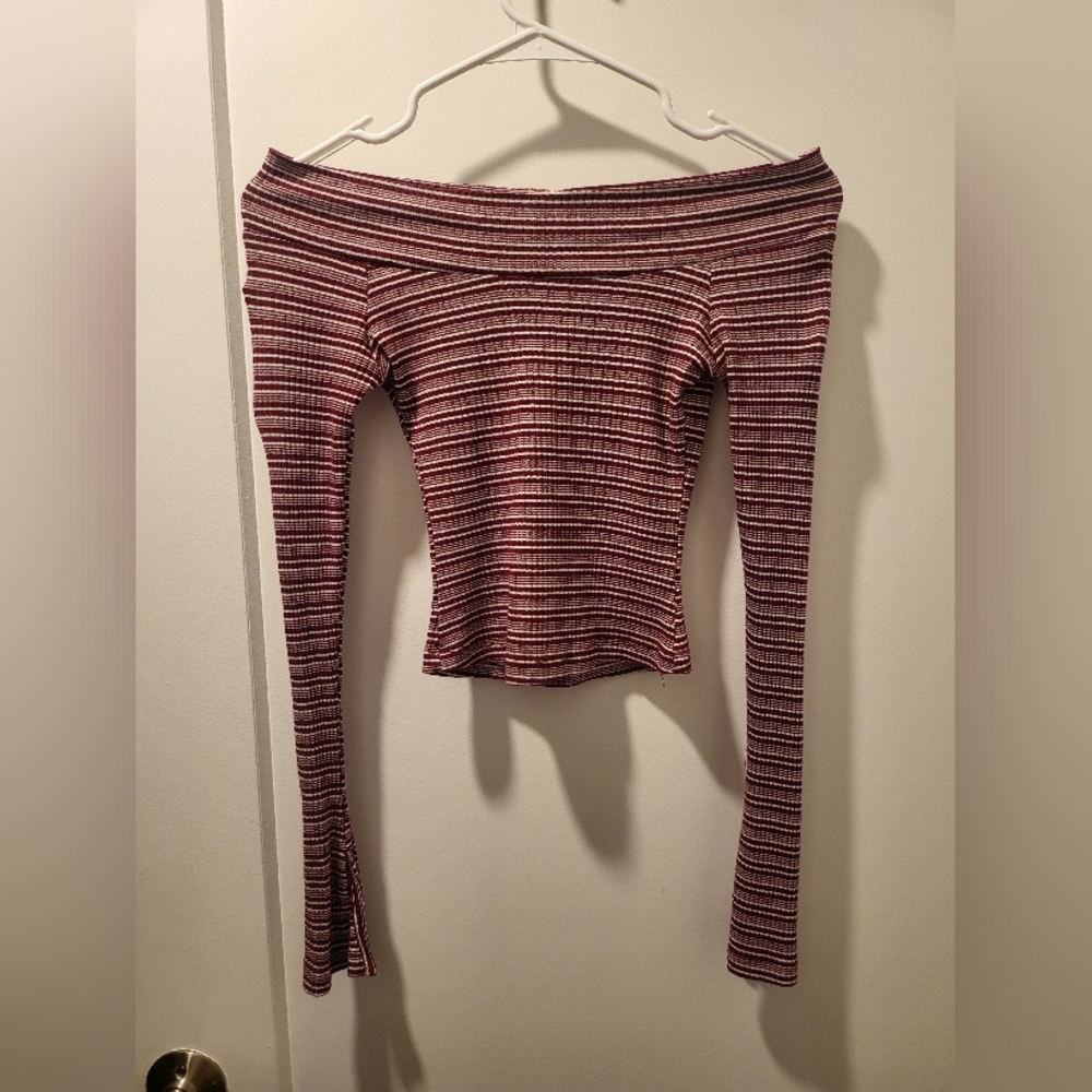 Red & White Long Sleeve
